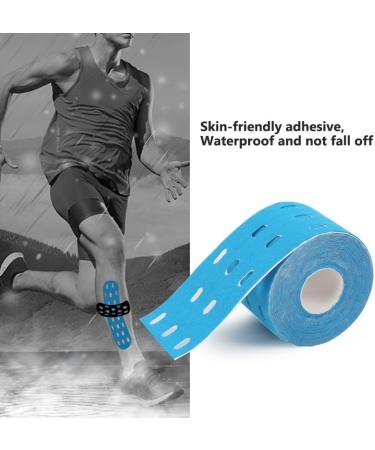 RooRuns Kinesiology Tape - Premium Hypoallergenic Athletic Tape for Muscle Pain Relief & Joint Support - 1 Roll Waterproof Black - Buy Online on GoSupps.com