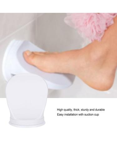 TOPINCN Shower Foot Rest for Shaving Legs - Plastic Suction Cup Shaving Pedestal | Bathroom Shaving Leg Aid for Home & Hotel Use - Buy Online on GoSupps.com