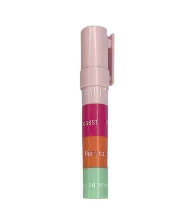 Moisturizing Lip Balm | Moisturizing Stick Balm in 4 Shades - Natural Glossy Finish Smudge-Proof Ideal for Travel Dates and Work