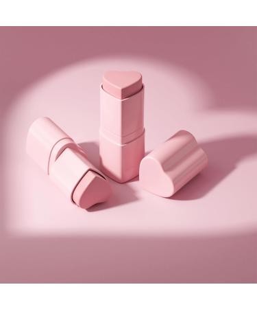 Heart-Shaped Cheek Blush 2-in-1 Cream Blush for Eyes for Natural-Looking Makeup on Lips Eyes Cheeks and Face for Women and Girls - Buy Online on GoSupps.com