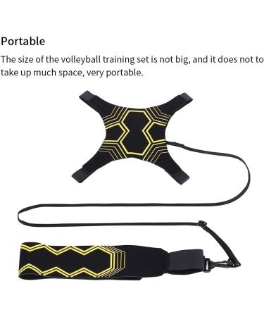 Yuhoo Volleyball Training Aid - Adjustable Waist Belt for Serving, Setting, Spiking, and Arm Swing - Soccer & Volleyball Hitting Trainer - Black - Buy Online on GoSupps.com