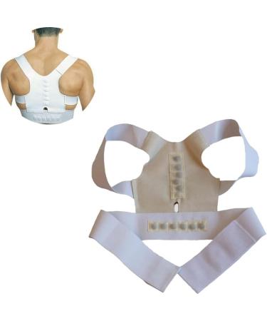 Buy Corrector Back Straight Brace Belt - Magnetic Posture Therapy Corset for Lumbar Support (Large D) | Adjustable Male & Female Brace - Buy Online on GoSupps.com