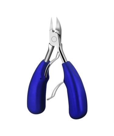Nail Clipper for Thick Nails Toe Nail Clippers Ingrown Toenail Podiatry Correction Nippers Cuticle Cutters Cut Paronychia Pedicure Manicure Foot Care Tool (Color : Blue)