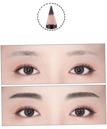 FOMIYES 2pcs Eye Shadow Pencil White Pencils Smudgeproof Eyebrown Eyeliner Pencil Sharpener Girl 1 count (Pack of 1) Black - Buy Online on GoSupps.com