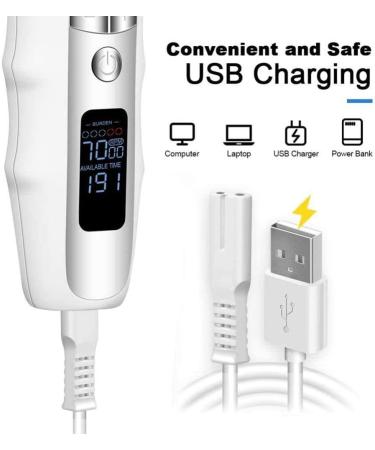 Professional Hair Clippers & Cutting Kit for Men - USB Rechargeable Cord/Cordless Trimmer with LED Display | Home Barber Shop Essentials - Buy Online on GoSupps.com