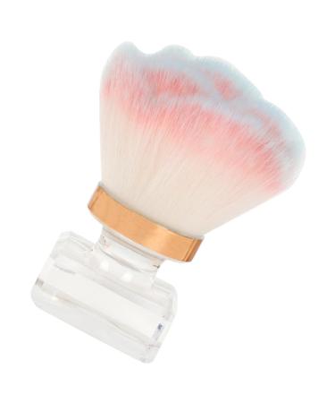 Beavorty powder brush nail dust brush makeup nail cleaning makeup supplies cosmetic applicator manicure blush brush cosmetic abs dense travel foundation