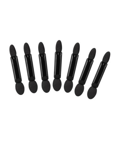 Beavorty 50pcs black makeup eye shadow applicator eyeshadow brush kit set Miss make up