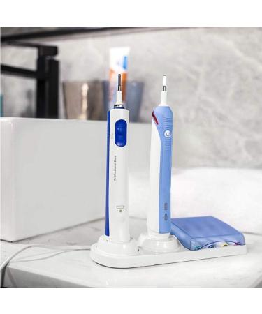 Portable Electric Toothbrush Holder with Charger - Optimized Stand for Oral B Heads - 1 Pack - Buy Online on GoSupps.com