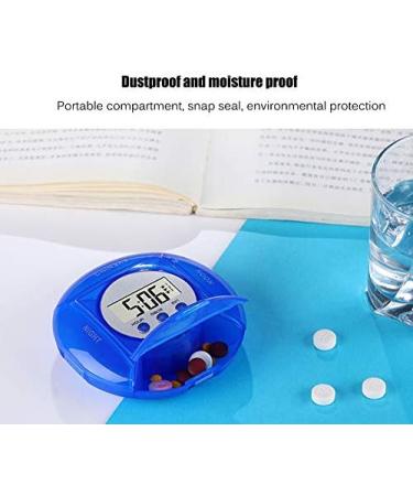 Pill Box Timer Winnes Pill Box with Alarm 4 Grids 5 Alarm Clocks Portable Travel Storage Mini Tablet Box (4 Grids) 4 Grille - Buy Online on GoSupps.com