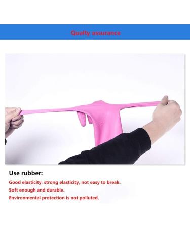 Imported Household Chores Lengthened Thickened Kitchen Cleaning Gloves Durable Dishwashing Clothes 5 Pairs Small Yellow - Buy Online on GoSupps.com