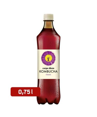 Carpe Diem Kombucha Classic - 6 Pack (750 ml) | Refreshing & Disposable | International Shipping - Buy Online on GoSupps.com