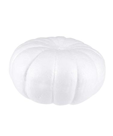 COHEALI 1 Set 2pcs Halloween Foam Decorations Mini Accessories Fake Foam Pumpkins Halloween Props Smooth Ball Halloween Artificial Pumpkin Kids Decor White Assorted Blank Child White 20X20X10CM