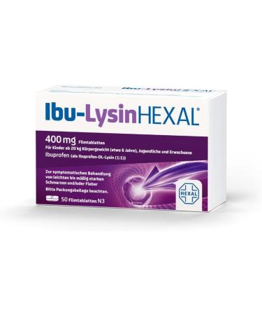 Buy IBU LYSIN HEXAL 684 mg Film-Coated Tablets - 50 pcs | Fast International Shipping - Buy Online on GoSupps.com