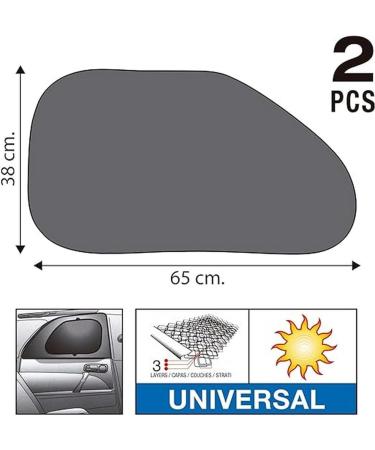Buy Sumex 4410008 Side Sunshade - Black 38x65 cm | Premium UV Protection for Cars - Buy Online on GoSupps.com