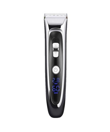 Professional Digital Hair Trimmer Rechargeable Electric Hair Clipper Men's Cordless Haircut Adjustable Ceramic Blade