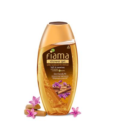 Fiama Body Wash Golden Sandalwood Oil & Patchouli 250 ml (8.5 fl oz) Shower Gel for Men & Women