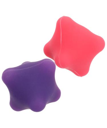 Tovinanna 2 pieces Sixkant Handling ball accessories Portable massage ball Hand care Handicard Handballs Massage balls for the hand hexagonal massage ball Hand massager