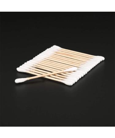Toruiwa Double-Ended Cotton Swabs - Wooden Sticks for Makeup Removal Ear Cleaning & Wound Care - 100 Pieces - 8.5 x 2 x 7 cm - International Shipping Available - Buy Online on GoSupps.com