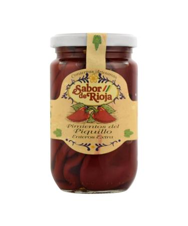 Extra whole piquillo peppers Rioja flavor 290 g set of 12 jars