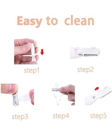 Upgraded Eyebrow Trimmer & Precision Facial Hair Remover - Battery Operated Painless Electric Razor for Face Chin Upper Lip & Peach Fuzz - International Shipping Available - Buy Online on GoSupps.com