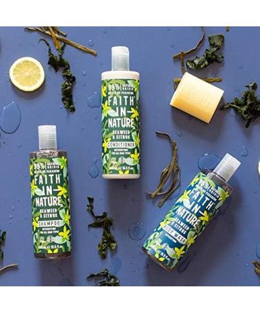 Faith In Nature Seaweed & Citrus Conditioner 400ml - Vegan & Cruelty Free Detox Formula - Buy Online on GoSupps.com