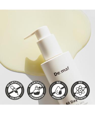 De:maf All Day Glow I'm So Jelly Olive Oil Cleanser 75% Olive Oil Jelly-like Makeup Remover for Pore Cleanse Suitable for Sensitive Skin Korean Skincare (150ml 5.07 Fl Oz) 5.07 Fl Oz (Pack of 1) 5.07 - Buy Online on GoSupps.com