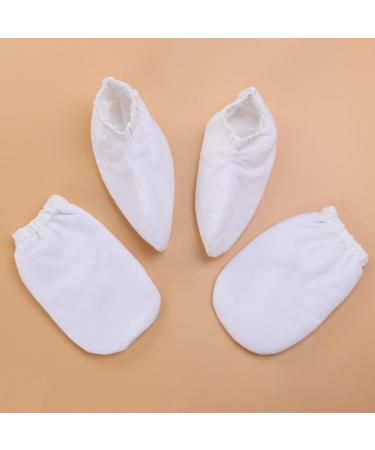 2 Pairs of Spa Gloves - Paraffin Wax Therapy Hand & Foot Bath Cover Gloves for Soothing Spa Experience - Buy Online on GoSupps.com