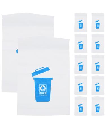 LALAFINA Outdoor Vomit Bags Vomit Bag 50pcs Motion Sickness Bags Stick-on Disposable Car Trash Bag Suitable for Bedrooms Travel Camping Office Travel Sickness Bags 30.5x20.5cm As Shown