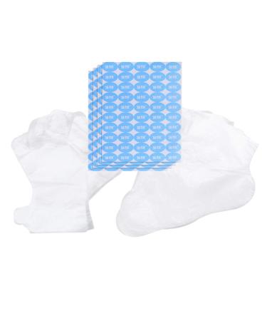1 set of practical gloves one-time supreme cover Tool foot covers Paraffin wax foot care device waterproof foot covers breathable foot mask pedicure set