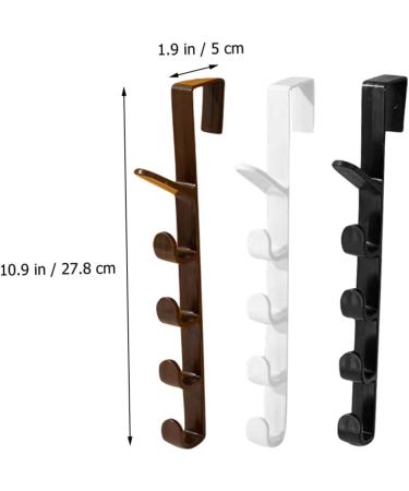 STOBAZA 6 Pcs Portable Hanging Rack for Clothes Cubicle Accessories Over Door Organizer Door Frame Nordic - Buy Online on GoSupps.com