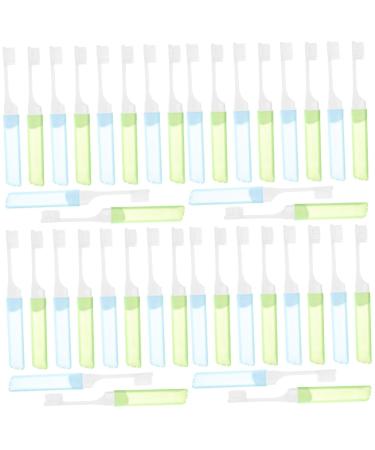 ULTECHNOVO Manual Toothbrush 40 pcs portable toothbrush cleaning brush soft fur travel size travel Soft Brush Wire Portable