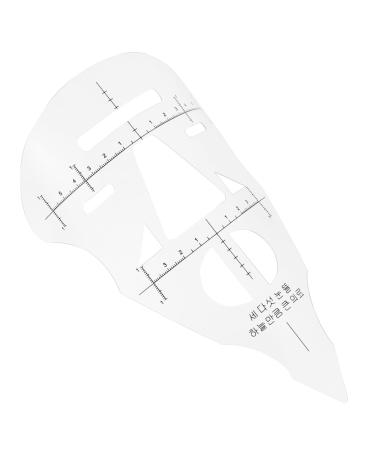 Didiseaon 3 Pcs Manicure Tools Make up Kit Eyebrow Tracer Makeup Ruler Lip Ruler Paint Pen Painting Pen Carved