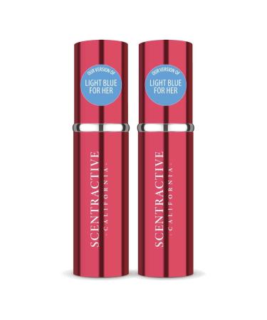 CA Perfume Impression of Dolce & Gab Light Blue For Women Replica Version Fragrance Dupes Concentrated Long Lasting Eau de Parfum Spray Refillable Atomizer Bottle 0.17 Fl Oz/5ml-X2 DOLCE & GAB LIGHT BLUE FOR WOMEN IMPRESSION 0.34 Fl Oz (Pack of 1)