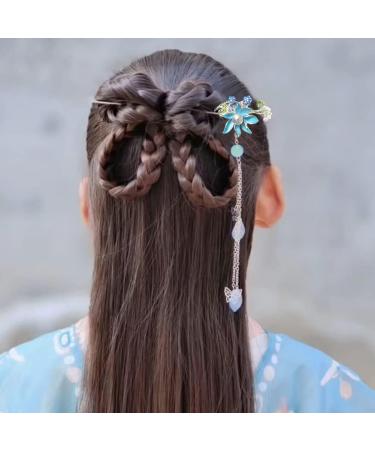 URFEDA Chinese Hair Stick Lotus Flower Hair Clips Shiny Metal Hair Sticks Rhinestone Hair Chopsticks Vintage Hair Stick Elegant Hair Sticks Fashion Hair Stick Hair Accessories for Women Girls - Buy Online on GoSupps.com