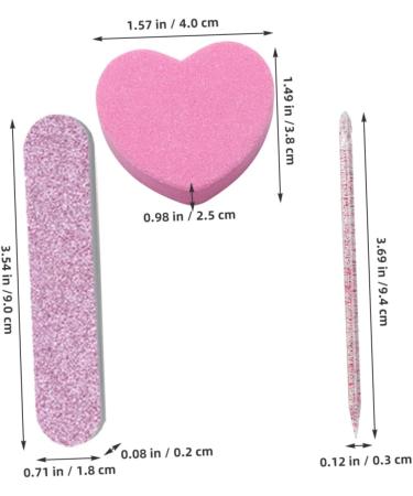 HAPINARY 20 Sets Nail Kit Pedicure Polishing File Nail Shaping Files Manicure Sticks Nail Sticks Nail Art Tools Nail Files Sticks for Nails Nail File Block Nail Art Files Sponge Nail File - Buy Online on GoSupps.com