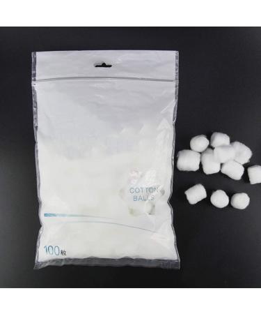300pcs Cotton Balls Large Size Cotton Balls Absorbent Makeup Pure Cotton Supplies for Salon Home - Buy Online on GoSupps.com