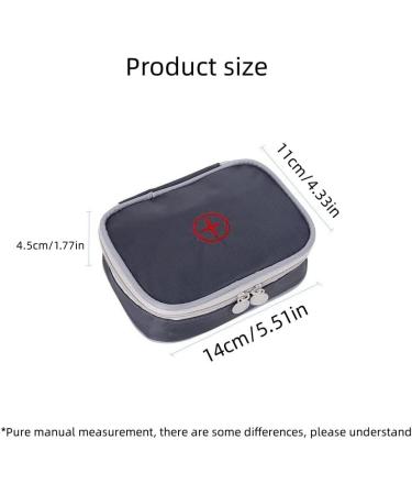 Mini Medical Organizer Bag Empty Travel First Aid Bag 2Pcs Small First Aid Survival Bag Small First Aid Bag Empty Emergency Trauma Kit Organizer Bag Mini First Aid Bag Medicine Pills Drug Storage Bag - Buy Online on GoSupps.com