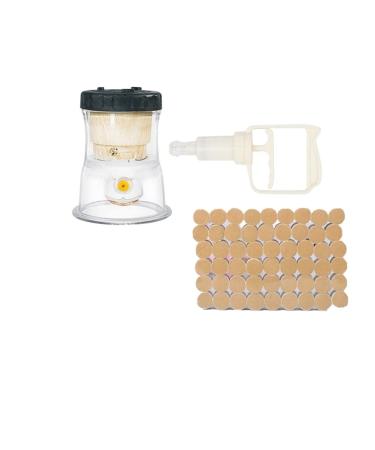 BANGHA Moxa Rolls 54pcs/set Moxa Sticks traditional moxibusiton smokeless copper box washing docking Moxa Rolls (Color : A1)