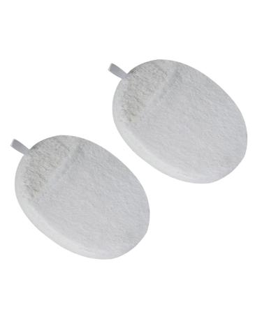 Healeved 2pcs Body Towels Silicone Face Scrubber Cleaning Scrubber Silicone Shower Brush Body Scrubber Body Scrubbers for Use in Shower Scrub Towel Bath Brush Exfoliating Brush Loofah White