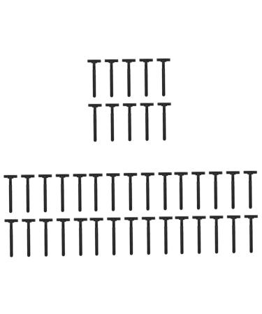 Beaupretty 40 STK hair removal scrimmer trimmer ergonomic hair clipper for men manual body razor tools long -lasting body razors razor for men double layer epilator