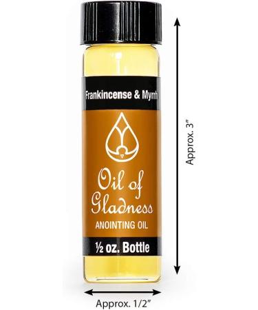 Frankincense and Myrrh Anointing Oil - 1/2 oz for Daily Prayer, Ceremonies, Blessings - Buy Online on GoSupps.com