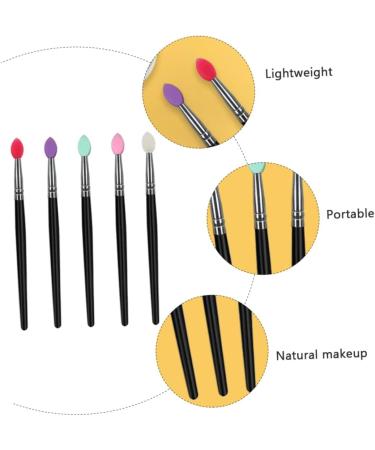DOITOOL 5pcs Eye Shadow Brush Makeup Brush Flat Eyeshadow Brush Makeup Tools The Face Cosmetic Brush - Buy Online on GoSupps.com