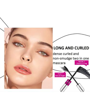 Lash Cosmetics Vibely Mascara 2 in 1 Thrive Liquid Lash Extensions - Lengthening, Thickening, 5x Longer, Waterproof & Washable - Beauty Charming Eye Makeup (2PC) - Buy Online on GoSupps.com