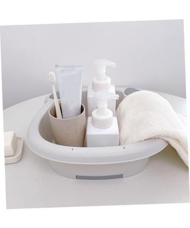 1 Set wash basin Clothes Hand Wash Board laundry bucket washing up basin underwear child pan Grey 30x29cm - Buy Online on GoSupps.com