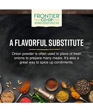 Frontier Co-op Organic White Onion Powder 6.14oz - Premium Quality Onion Powder for Flavorful Cooking - Buy Online on GoSupps.com