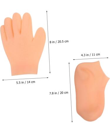 Housoutil 1 Set Beach Socks moisturizing Gloves for Night Womens Socks sebs Dry Hands Anti-Crack moisturizing Socks Dry Hand moisturizing Gloves for Women Lotion - Buy Online on GoSupps.com