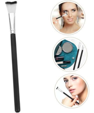 FOMIYES Fish Tail Brush Highlighter Blush Brush Makeup Supplies Brushes for Nose Makeup Nose Shadow Brush 18.50X1.00X1.00CM Black - Buy Online on GoSupps.com
