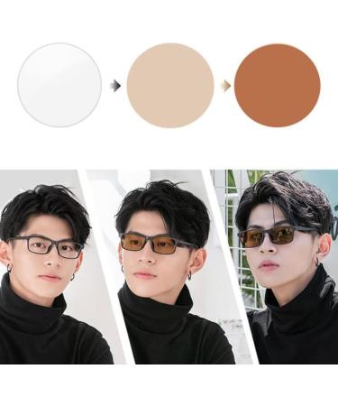 Dibako Anti Blue Light Bifocal Reading Glasses - Progressive Photochromic UV Protection - Black Full Margin - Sized +1.00 - Buy Online on GoSupps.com