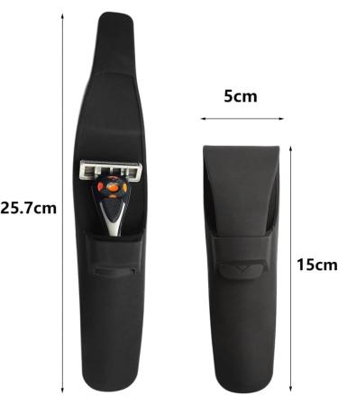 Silicone Travel Protection Case for Manual Razors - Durable Razor Housing Bag for Men - Buy Online on GoSupps.com