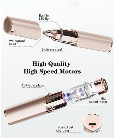 2025 New Female Lipstick Painless Electric Hair Remover - Essential Autumn & Winter Beauty Tool (Champagne Gold) - Shop Internationally - Buy Online on GoSupps.com
